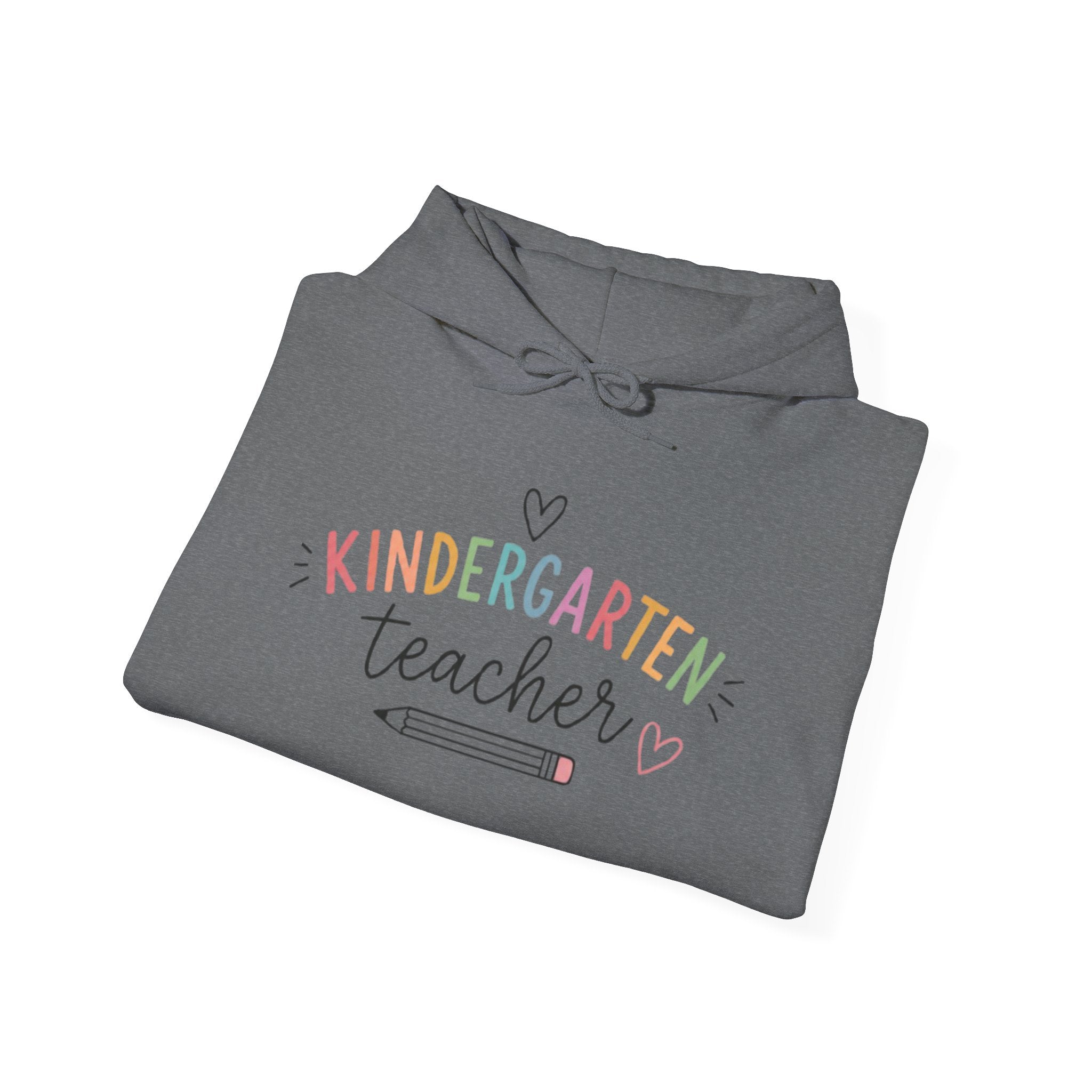 Kindergarten Teacher pencil design Hoodie | Cute pastel teacher sweatshirt