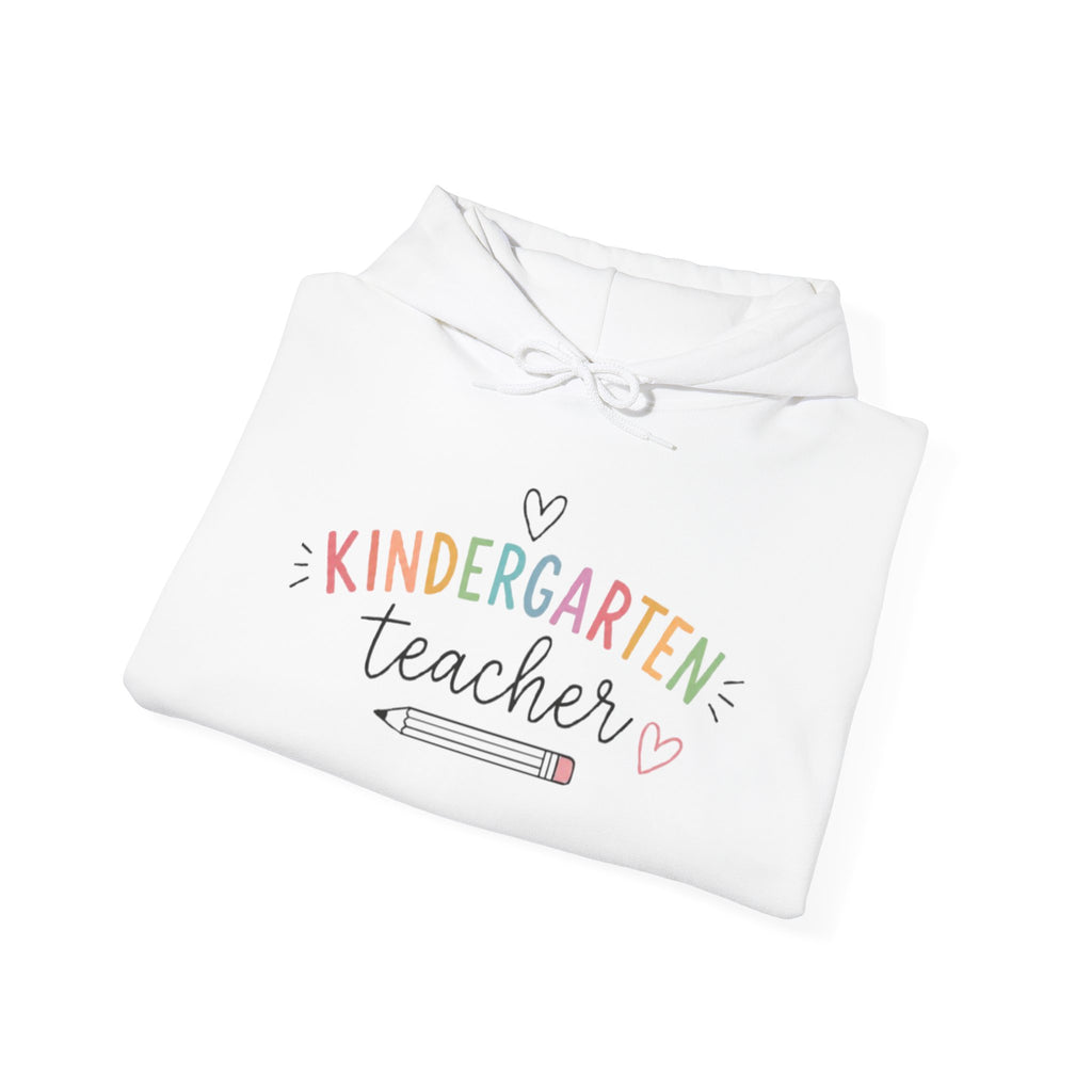 Kindergarten Teacher pencil design Hoodie | Cute pastel teacher sweatshirt
