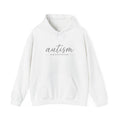 Autism Awareness Hoodie — Minimal Script Design